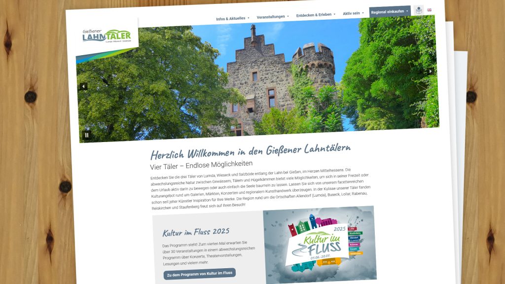 Webdesign Gießen, Reiskirchen, Buseck, Allendorf (Lumda), Rabenau, Staufenberg, Lollar